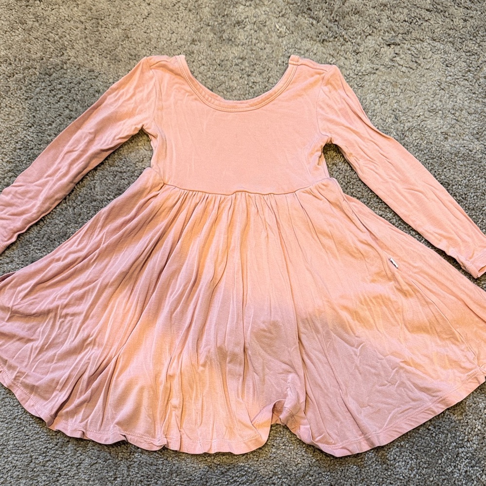 Little Sleepies Soft Pink Long Sleeve Dress